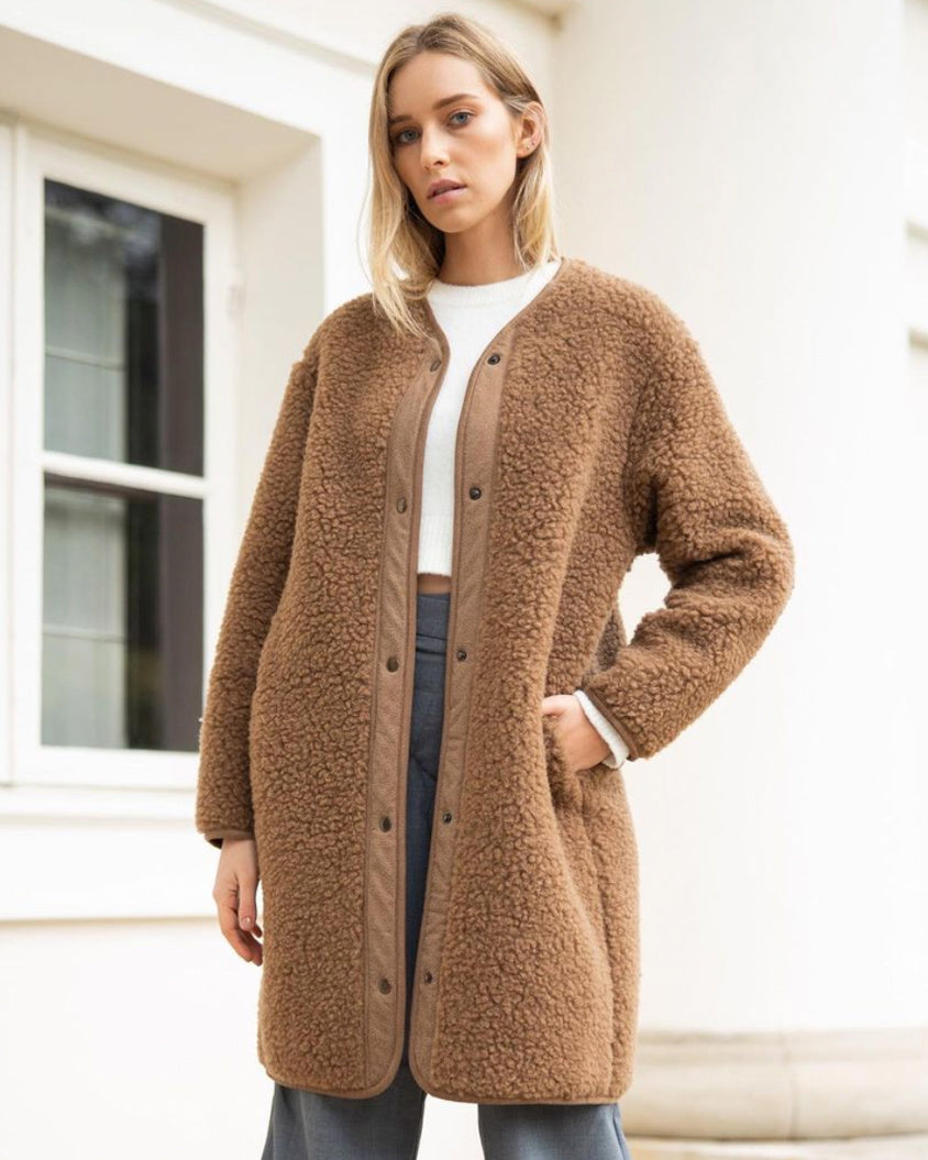 Alwero Women's Aranga Wool Jacket - brown: must-have! | Ziloen
