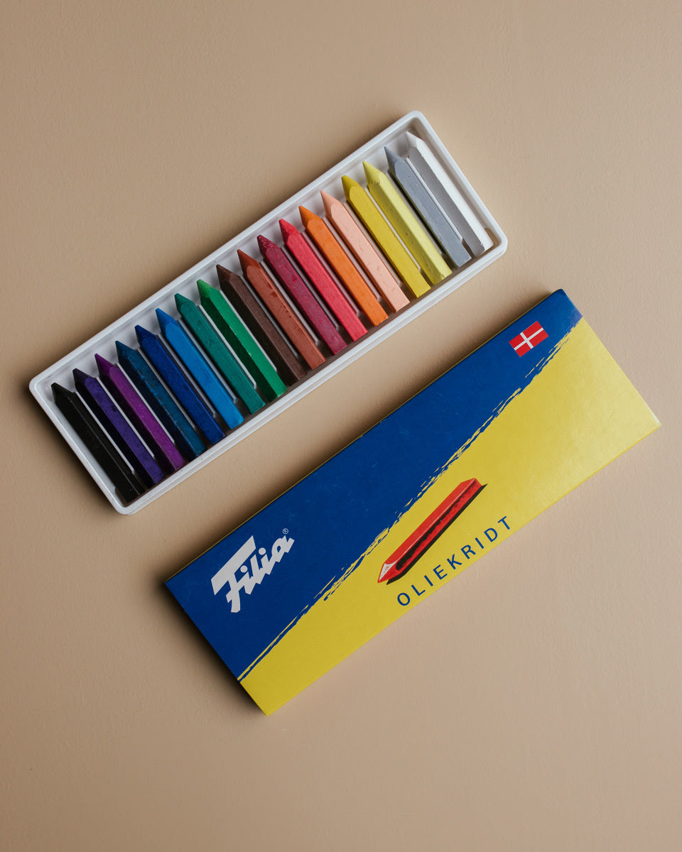 Filia Oil Pastels - 18 colours: endless drawing fun! | Ziloen
