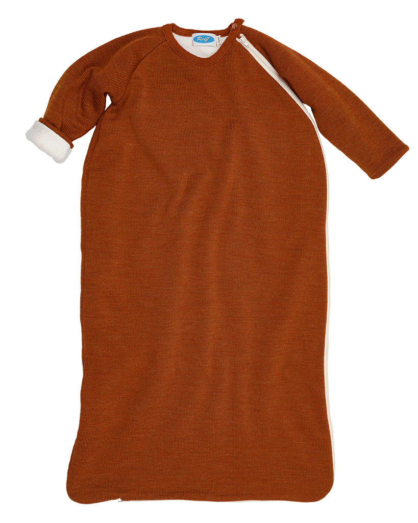 Reiff wool sleeping bag lined - terra