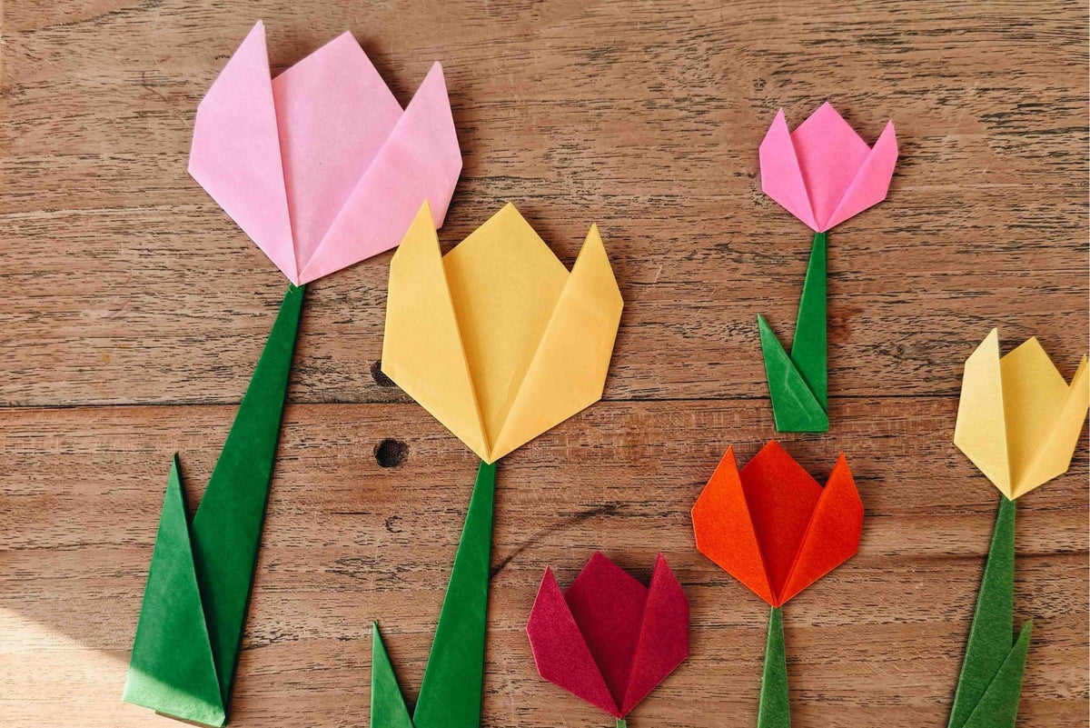 DIY tulpen vouwen
