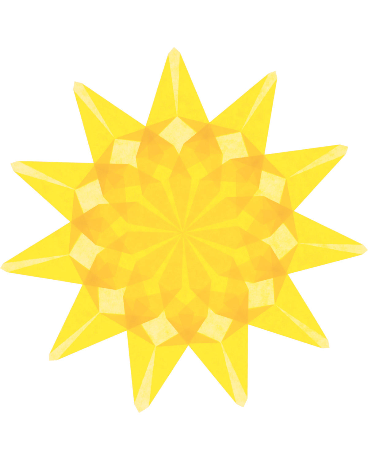 Folding set stars difficult - light blue 