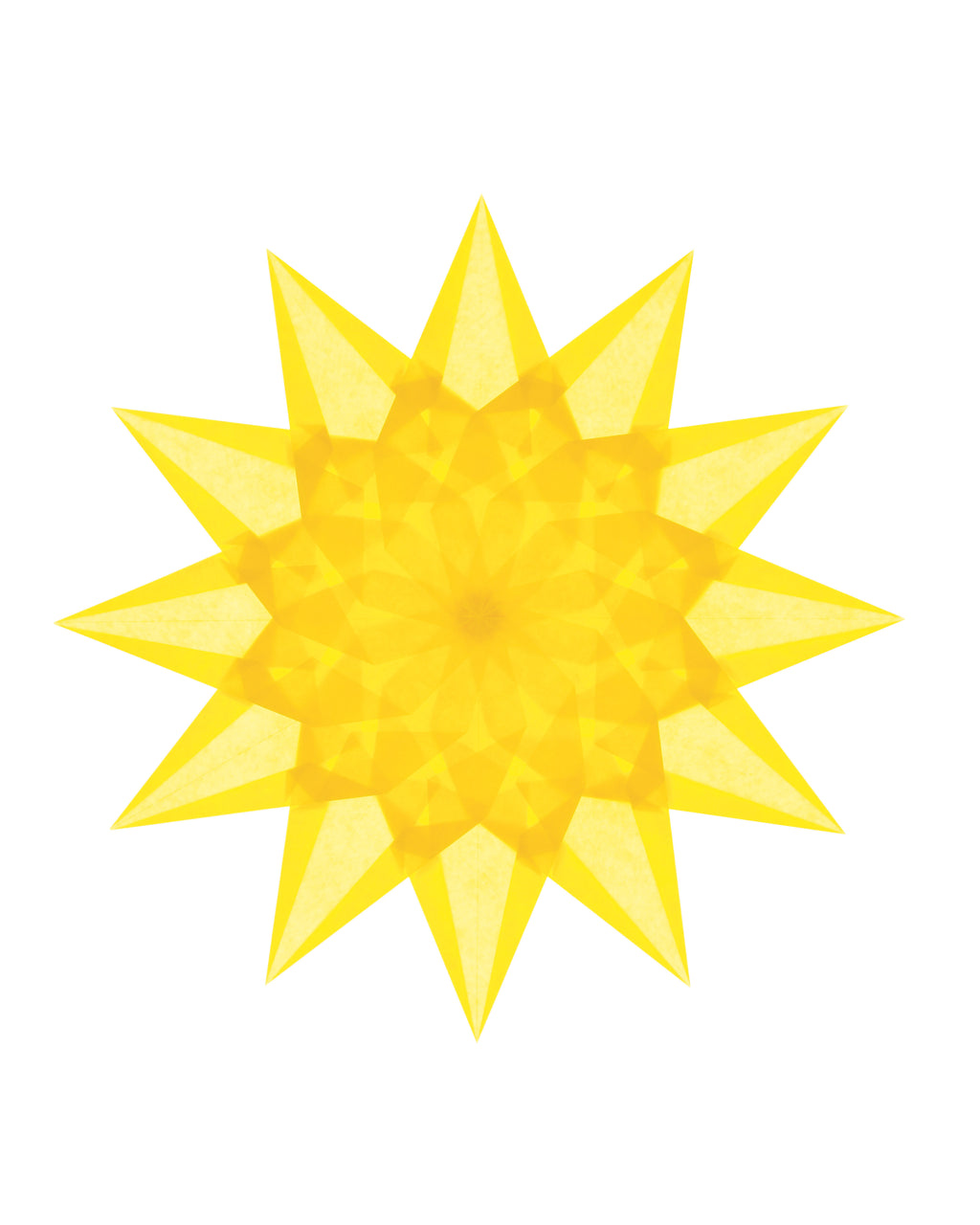 Folding set stars difficult - light blue 