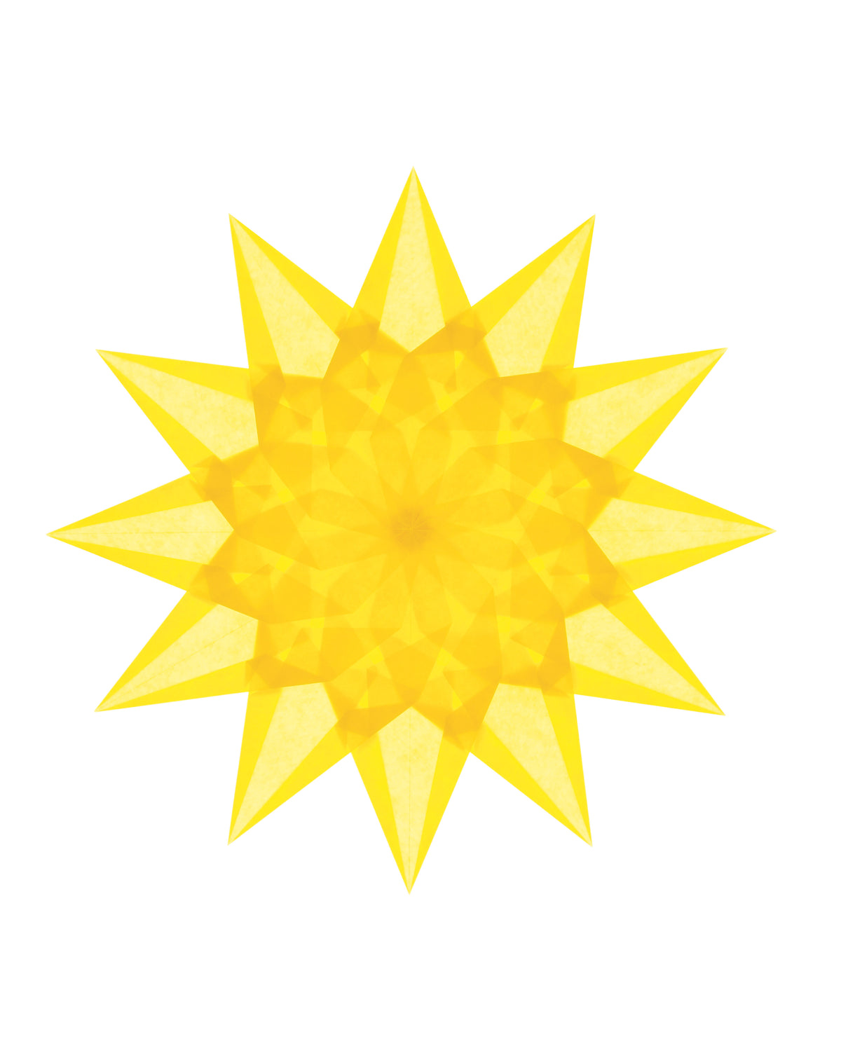 Folding set stars difficult - light blue 