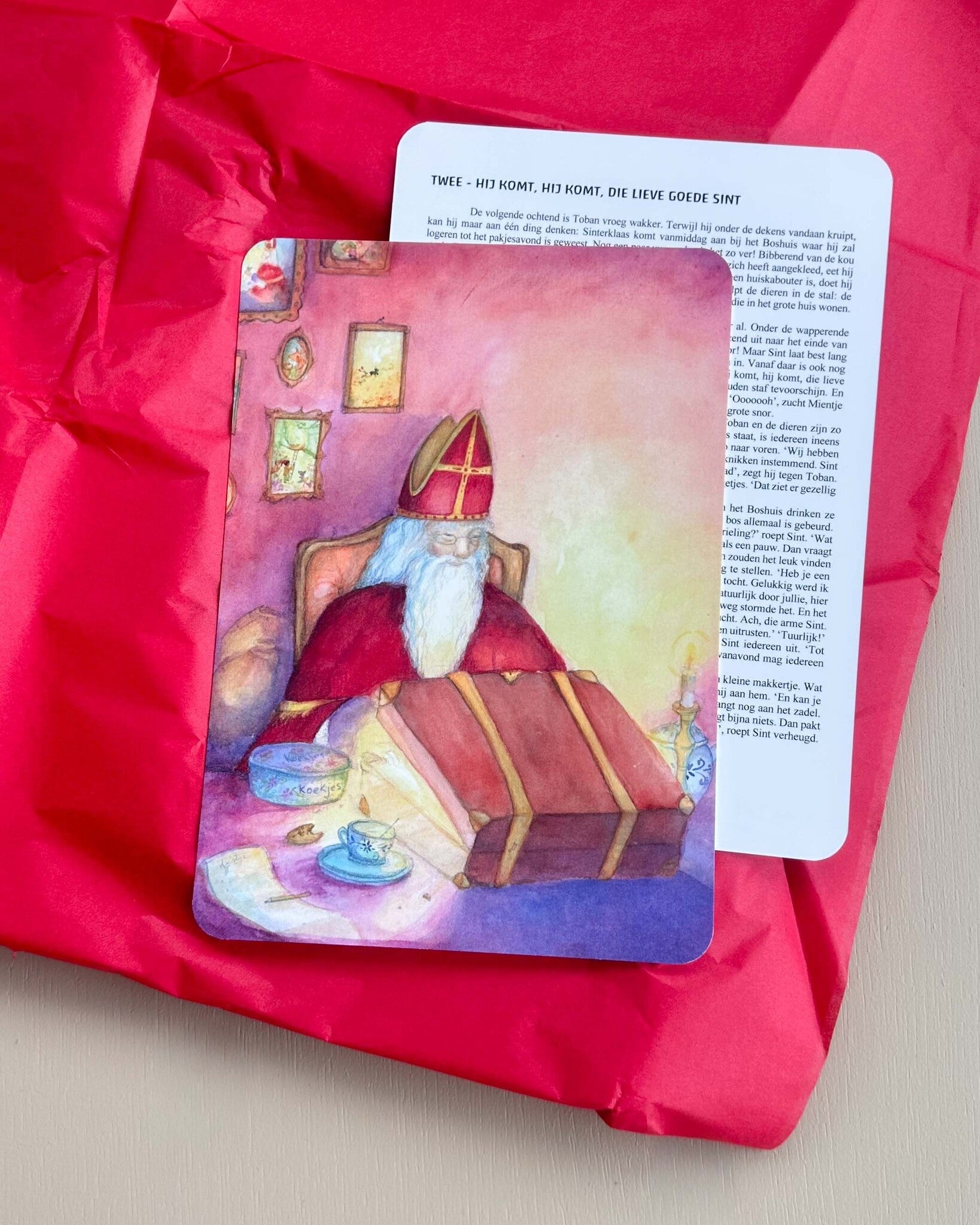 12 Sinterklaas vertelkaarten  in luxe doos-6
