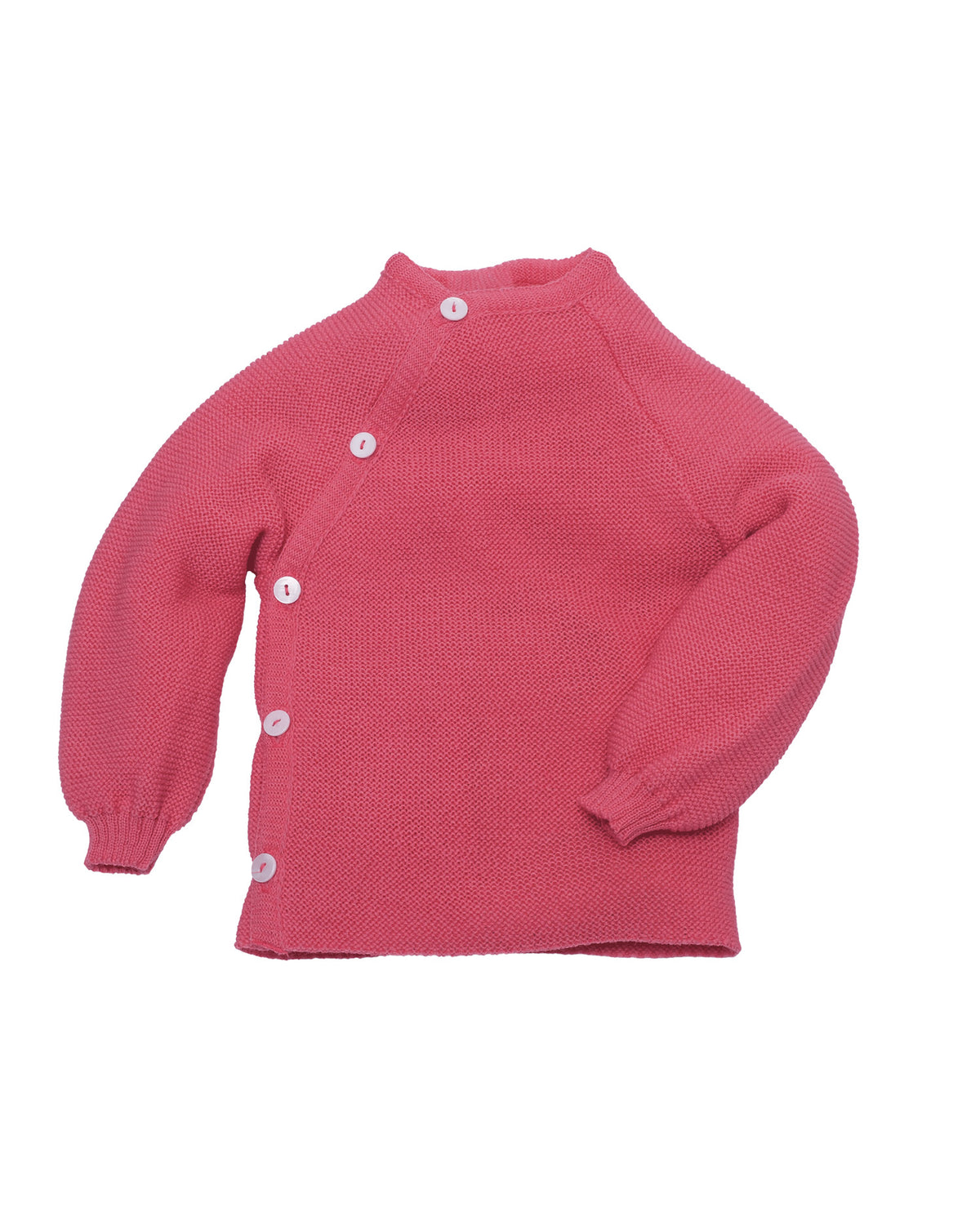 Cardigan Organic Wool - candy