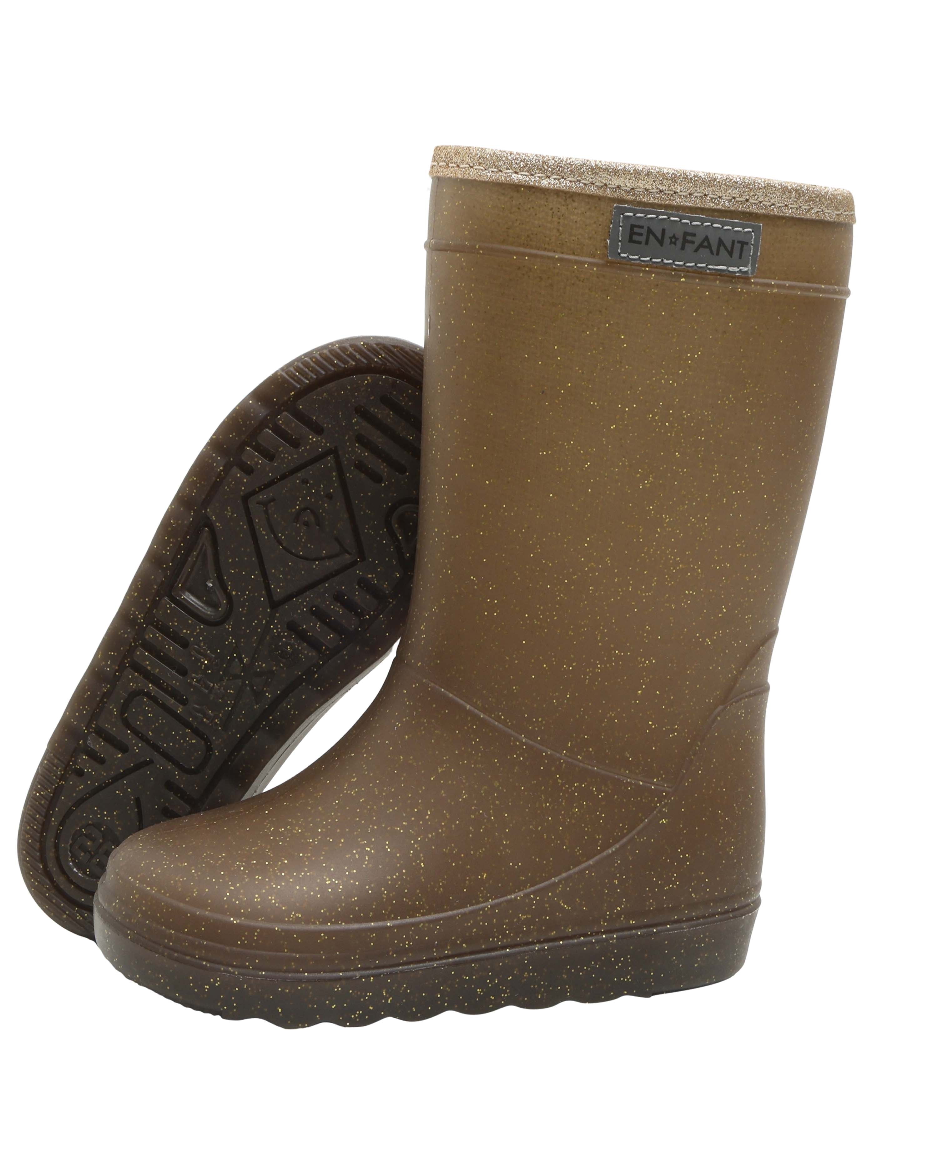 Thermoboots - glitter coffee bean