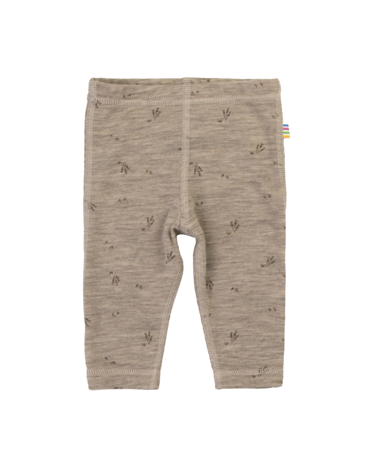 Baby leggings from wool - beige melange