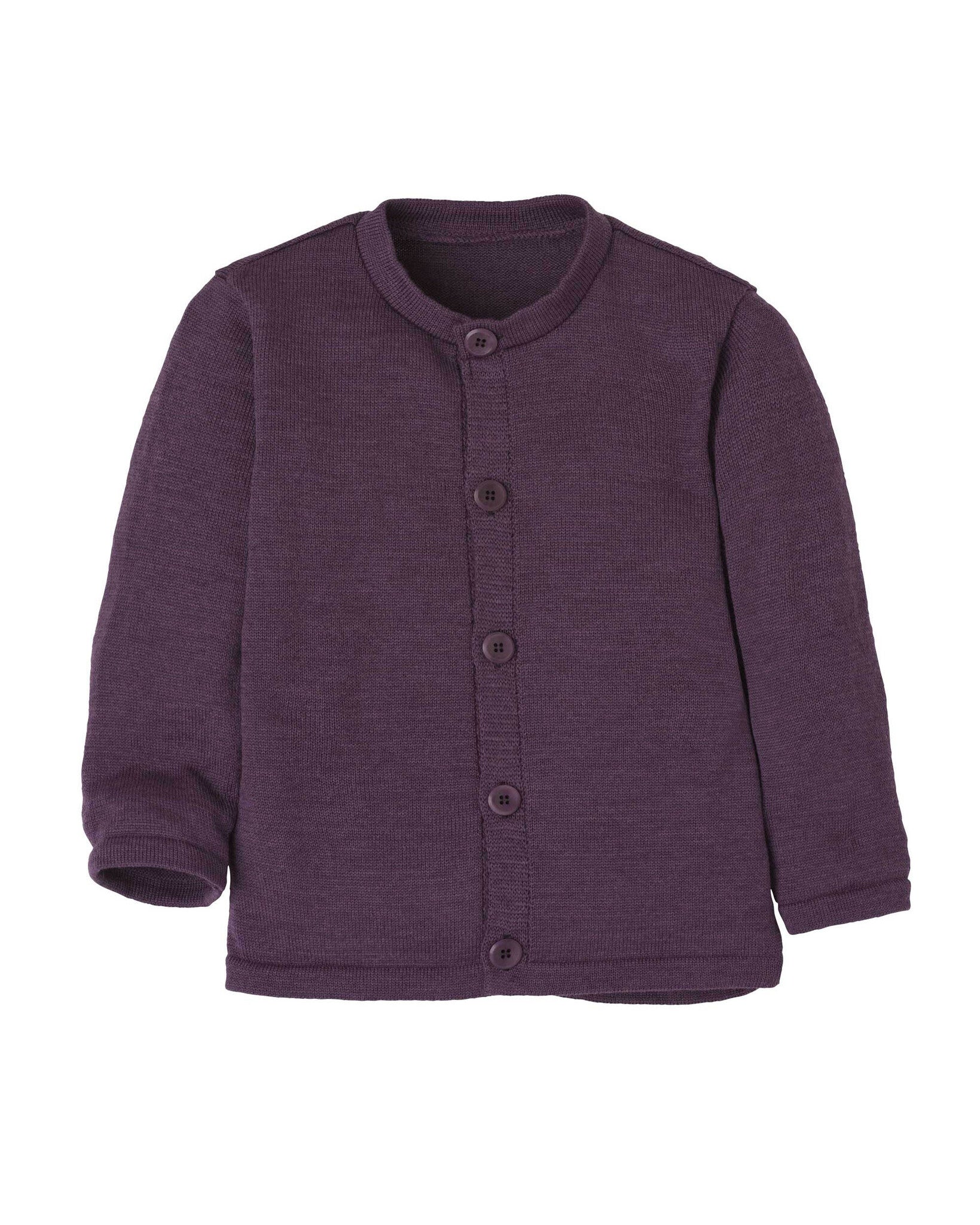 32107_681 Vest van merino wol aubergine 1