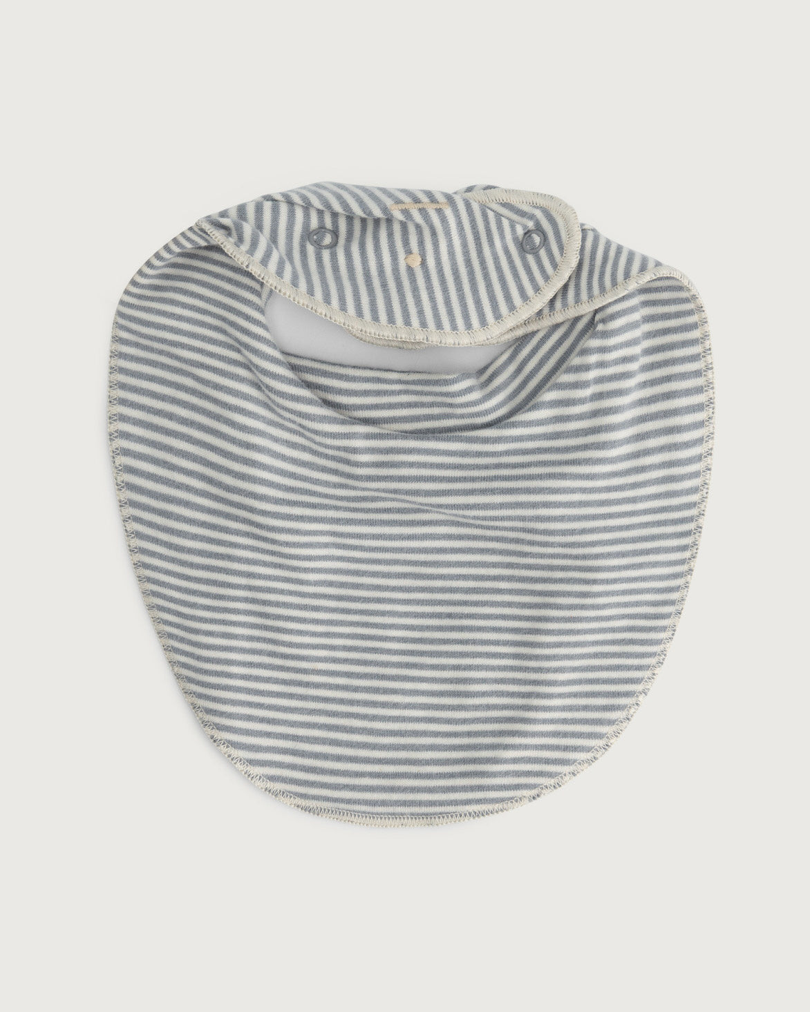 44-359-14275 baby bib - stone grey:cream 2