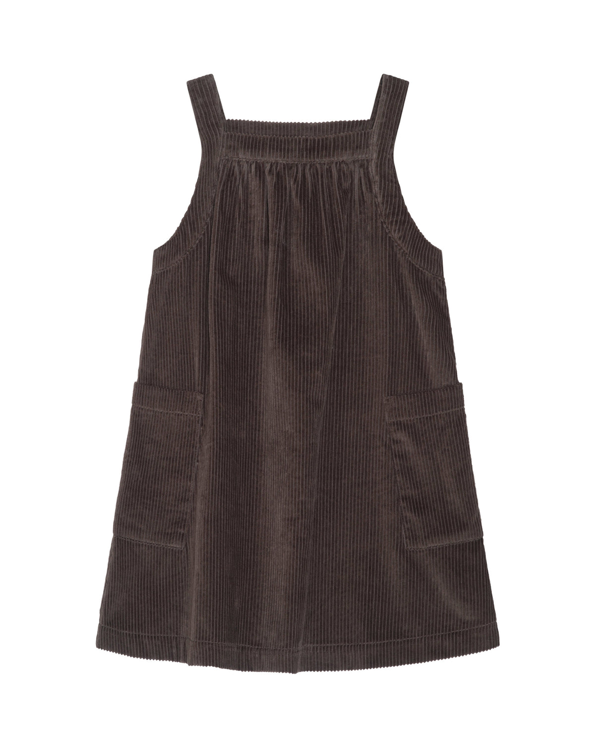 Children's corduroy spencer dress - earth 