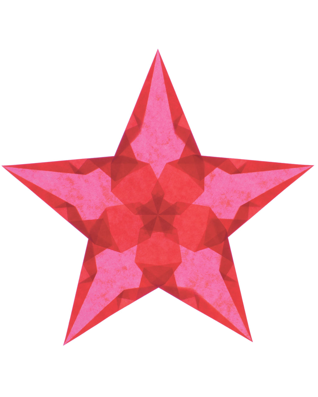 Folding set stars easy - orange