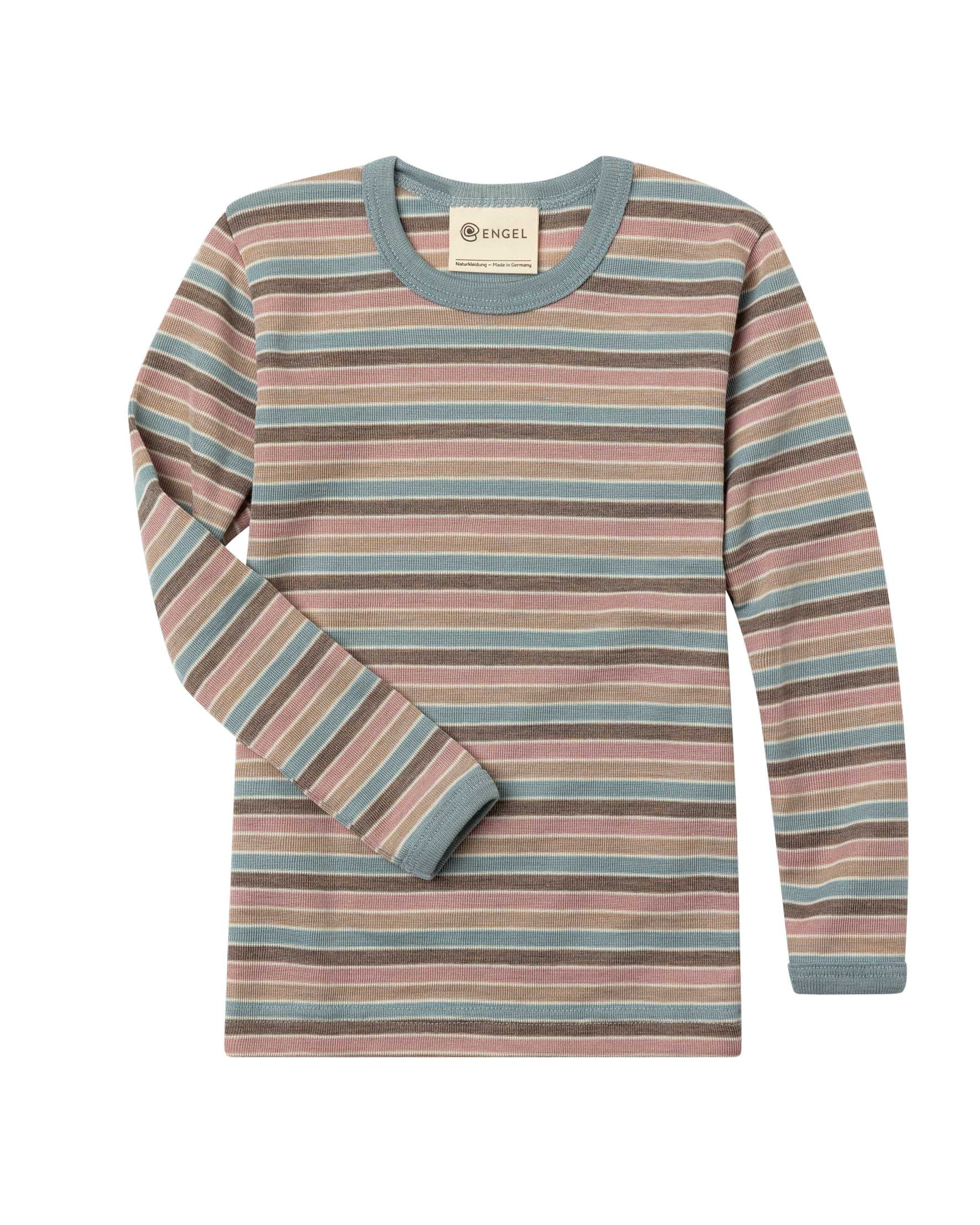 Children's longsleeve wool/silk - walnut