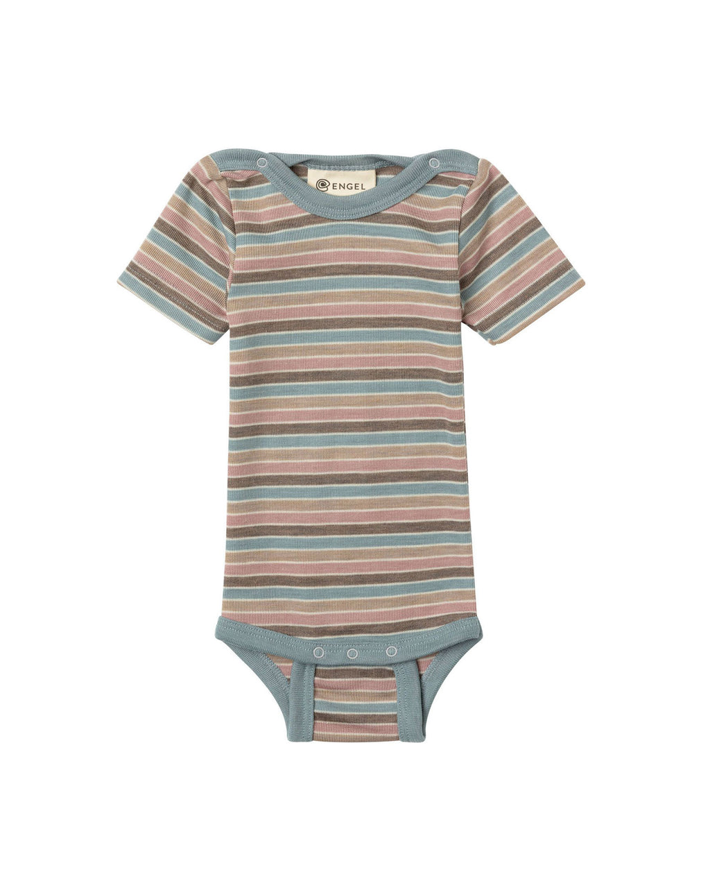 Body short sleeves wool/silk - pastel 