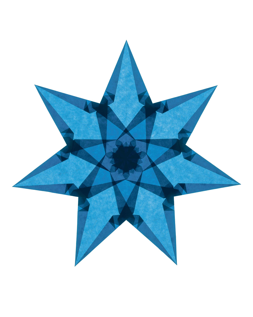 Folding set stars average - light yellow