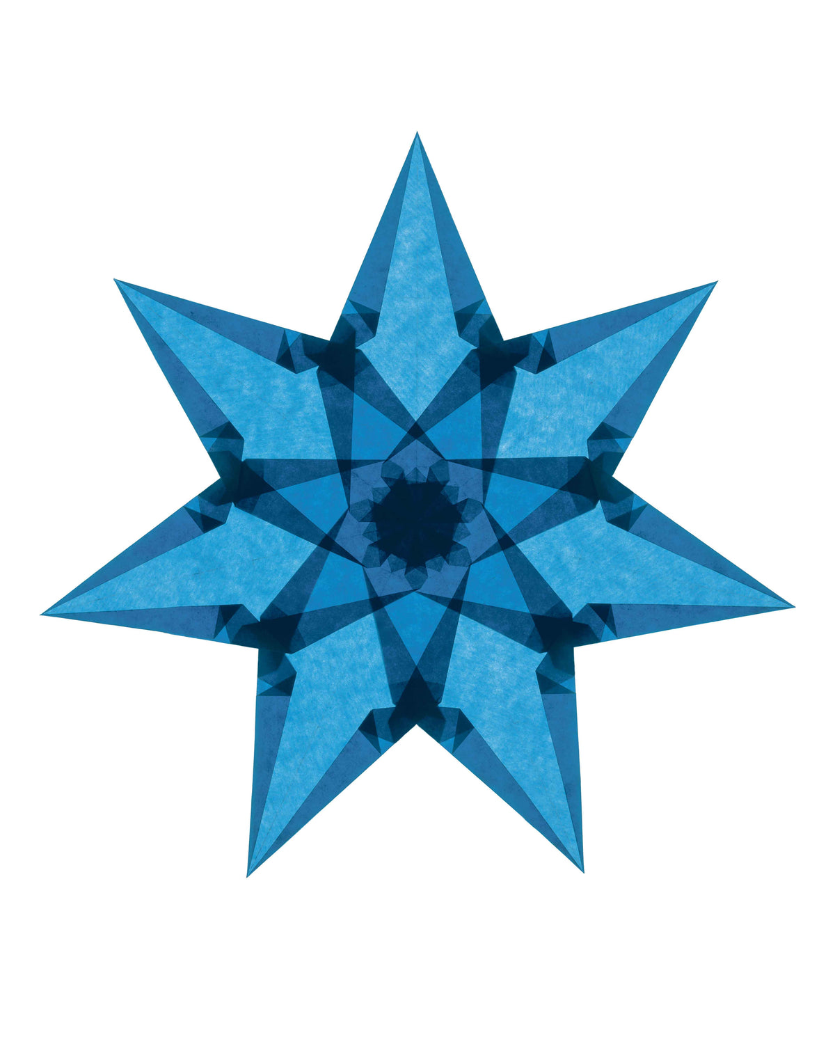 Folding set stars average - light yellow