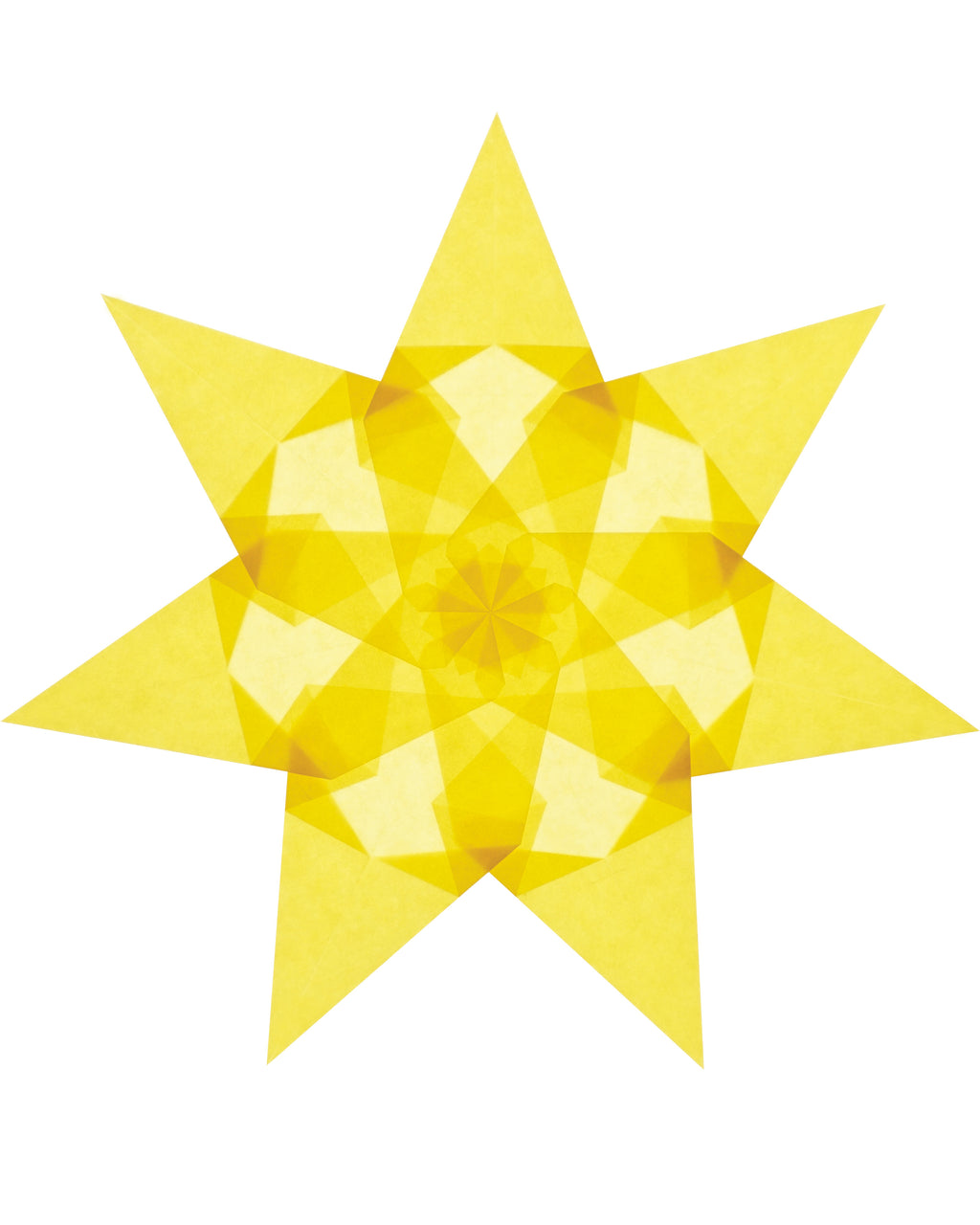Folding set stars average - light blue
