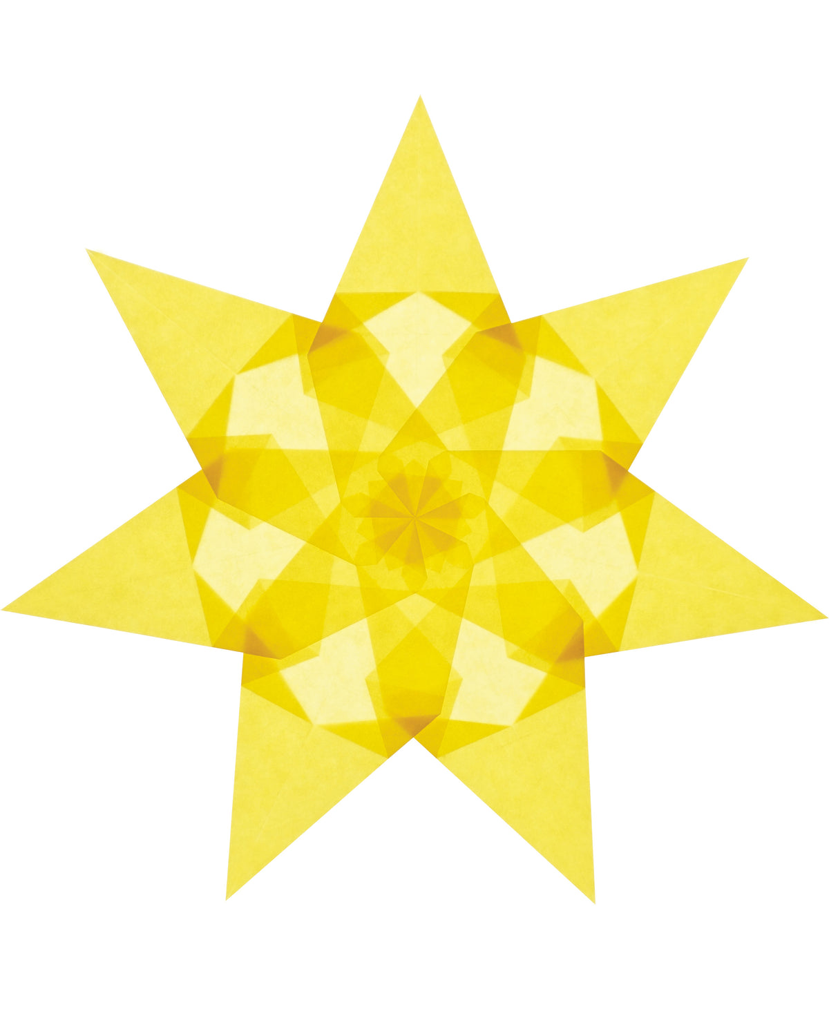 Folding set stars average - light blue