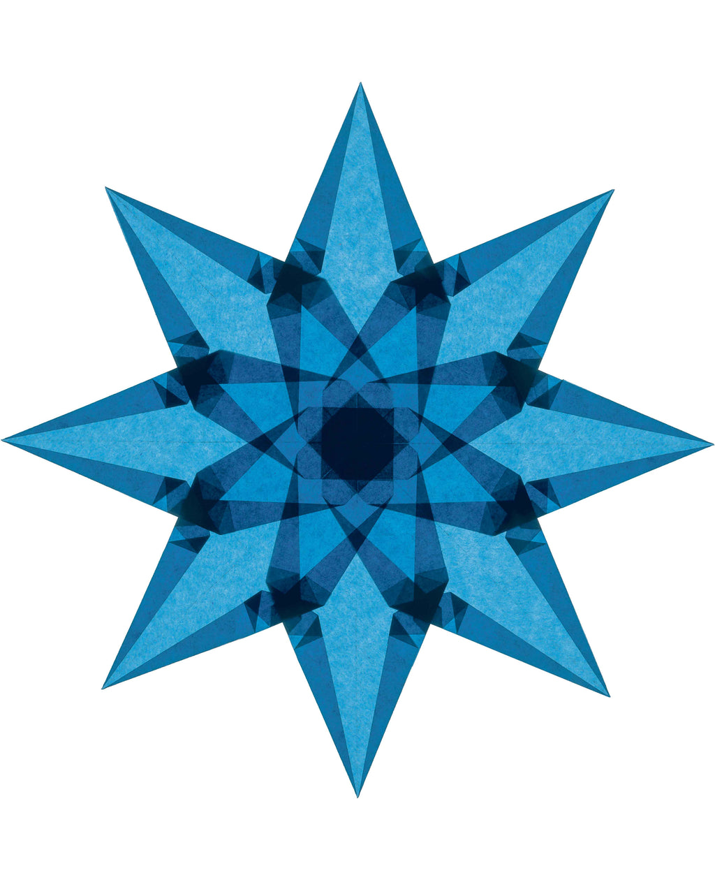 Folding set stars average - light yellow
