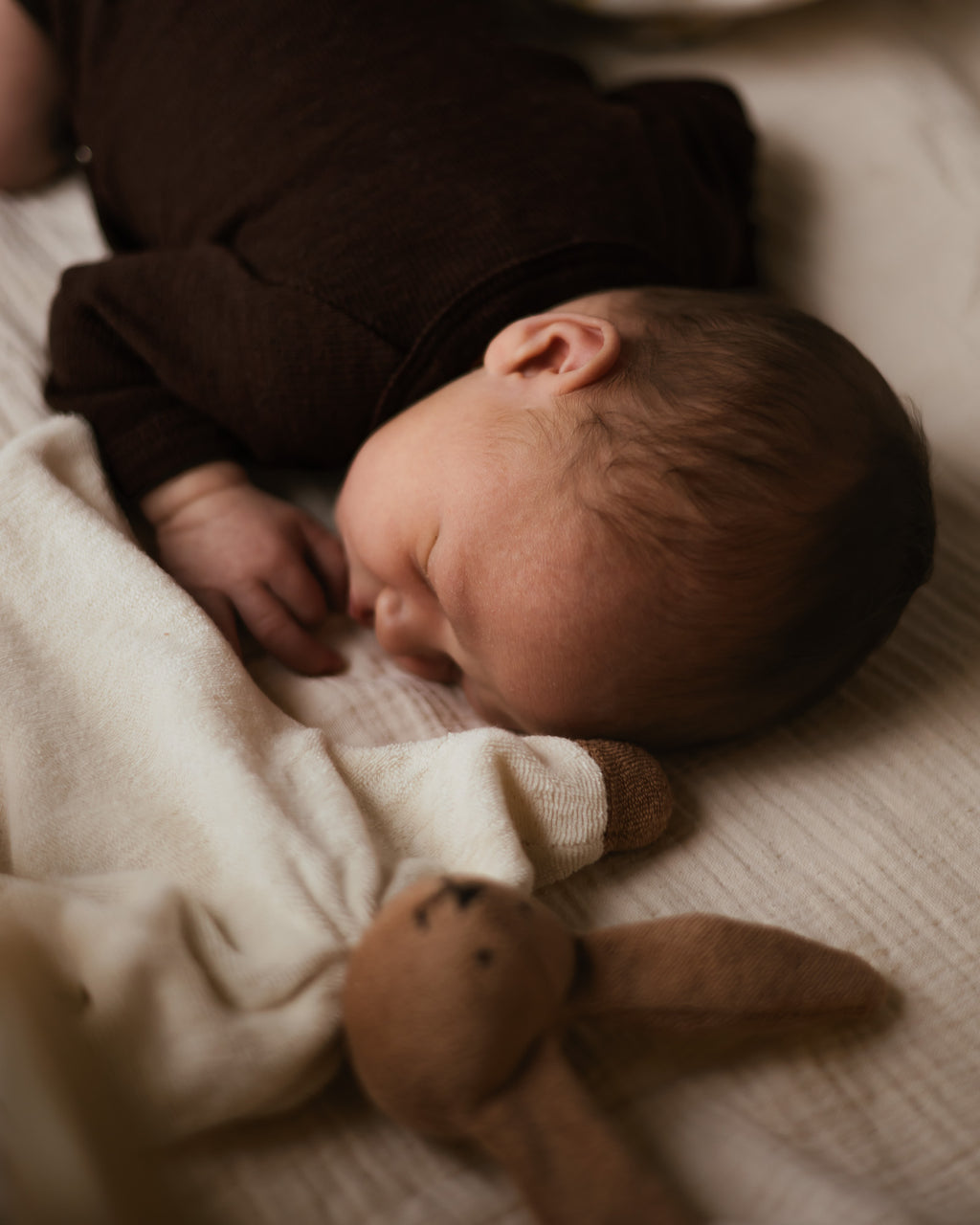 Wrap around body tiny rib wool -  kladdkaka