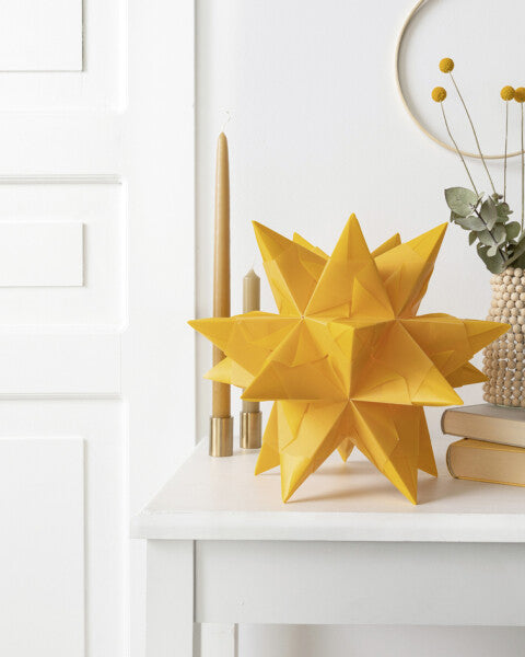 Bascetta star folding paper large - yellow