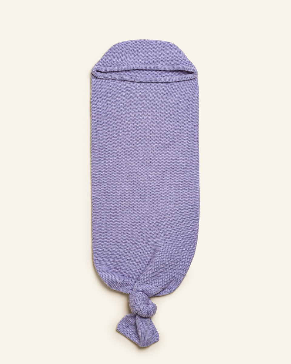 Baby cocoon merino wool - lilac 