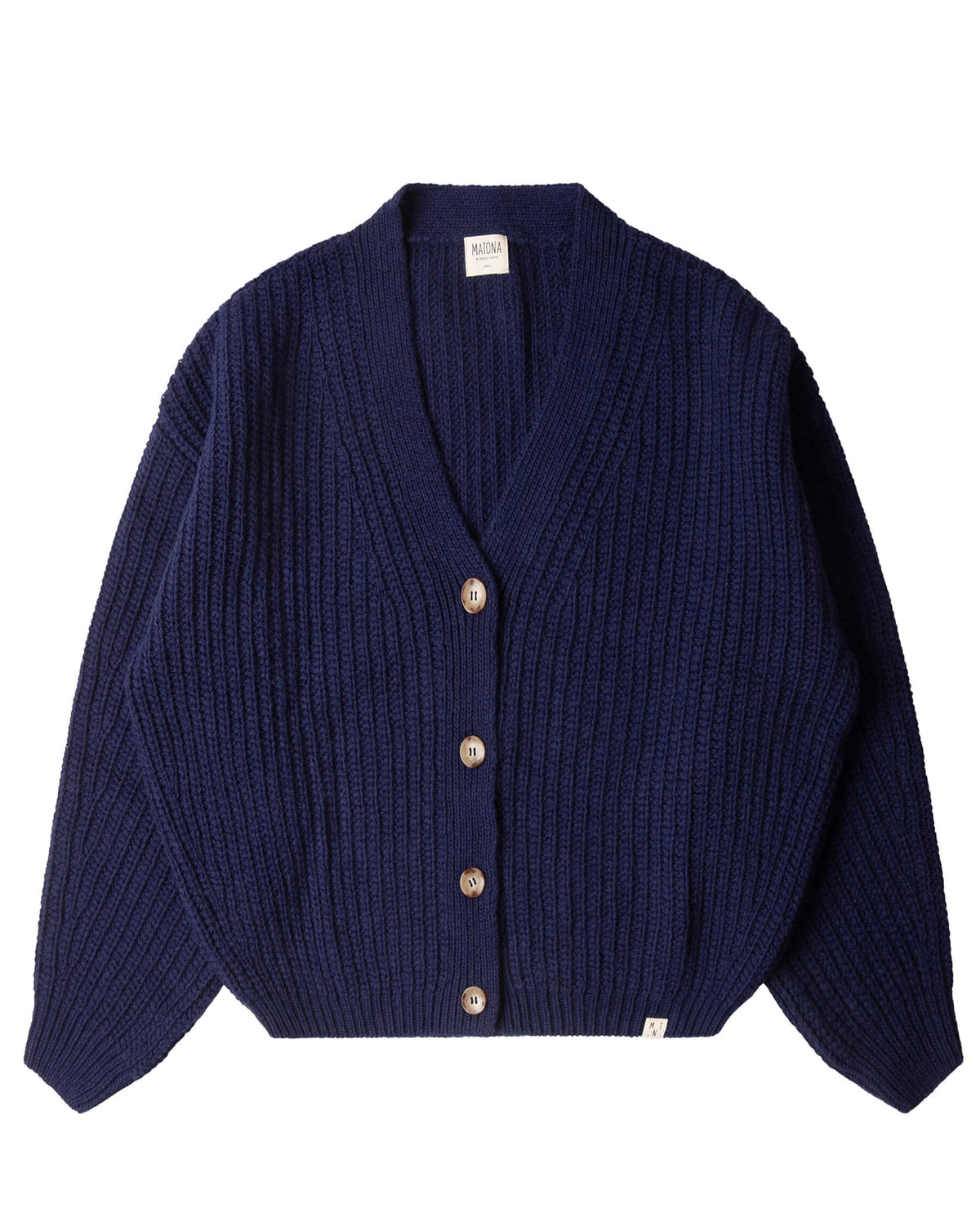 Knit cardigan - navy 