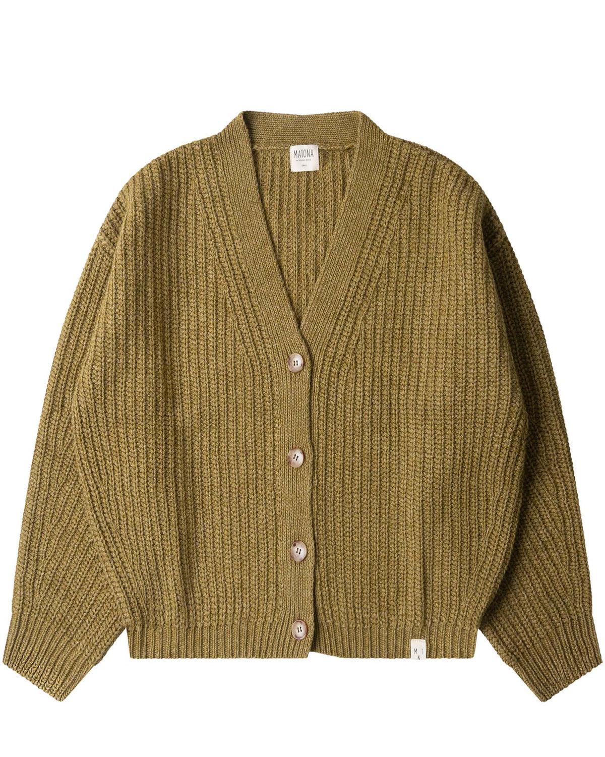 Knit cardigan - pear