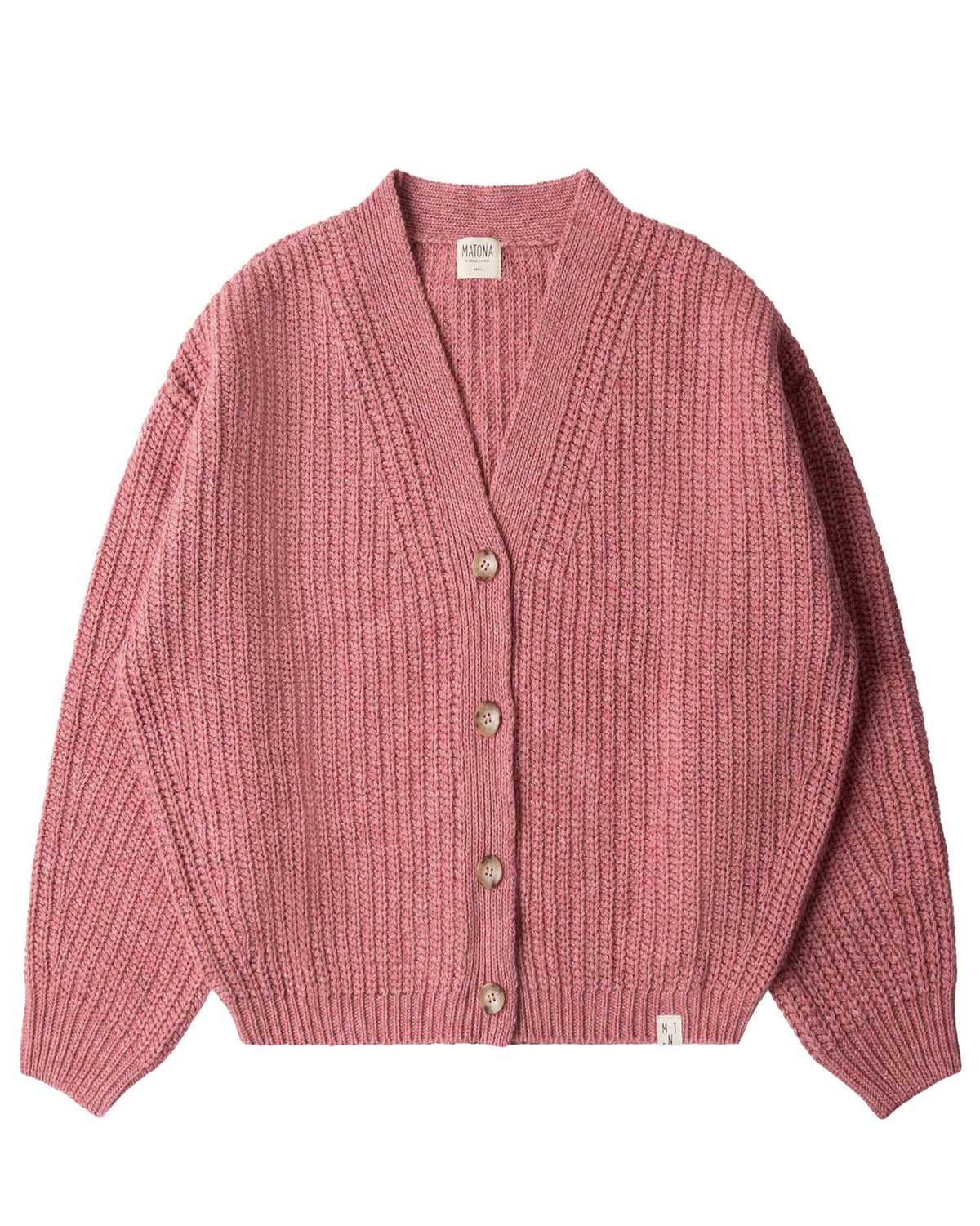 Knit cardigan - rose