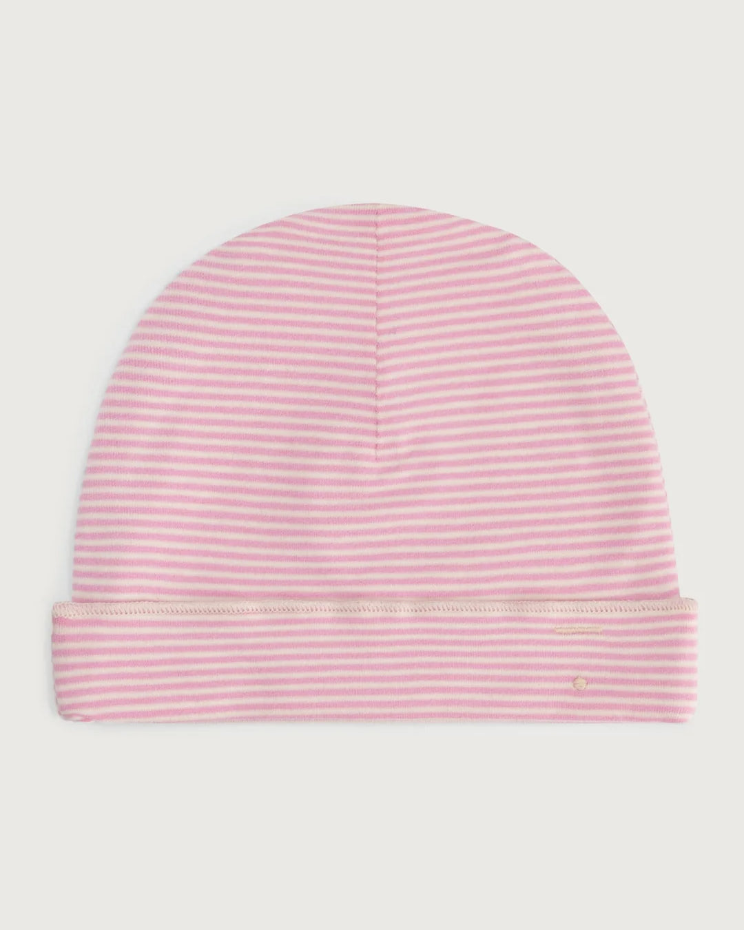Baby beanie - bubblegum/cream  