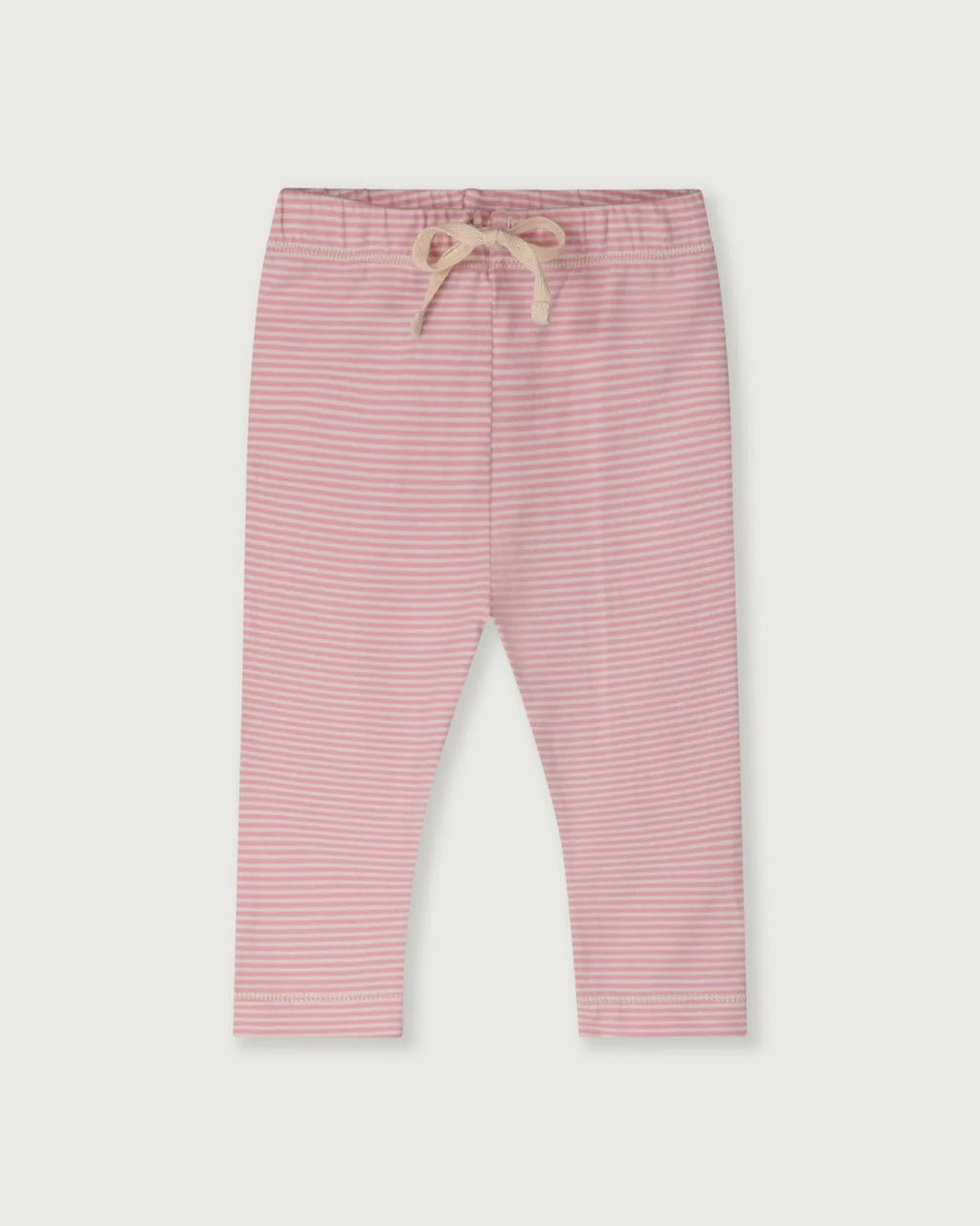 Baby leggings - bubblegum/cream
