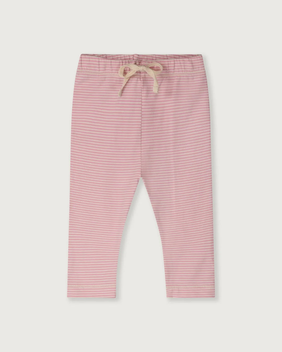 Baby leggings - bubblegum/cream