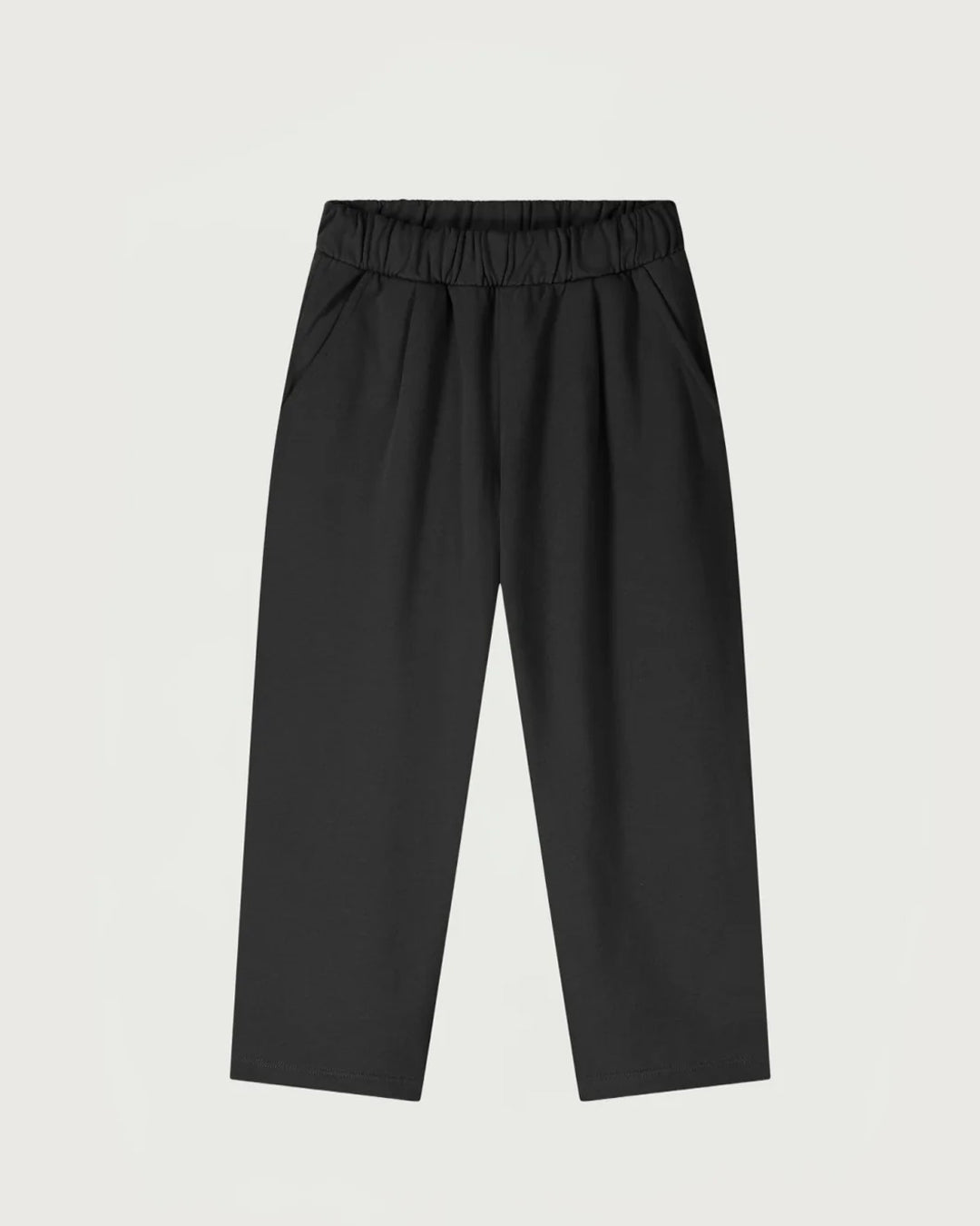 Baggy oversized children's pants - pirate black