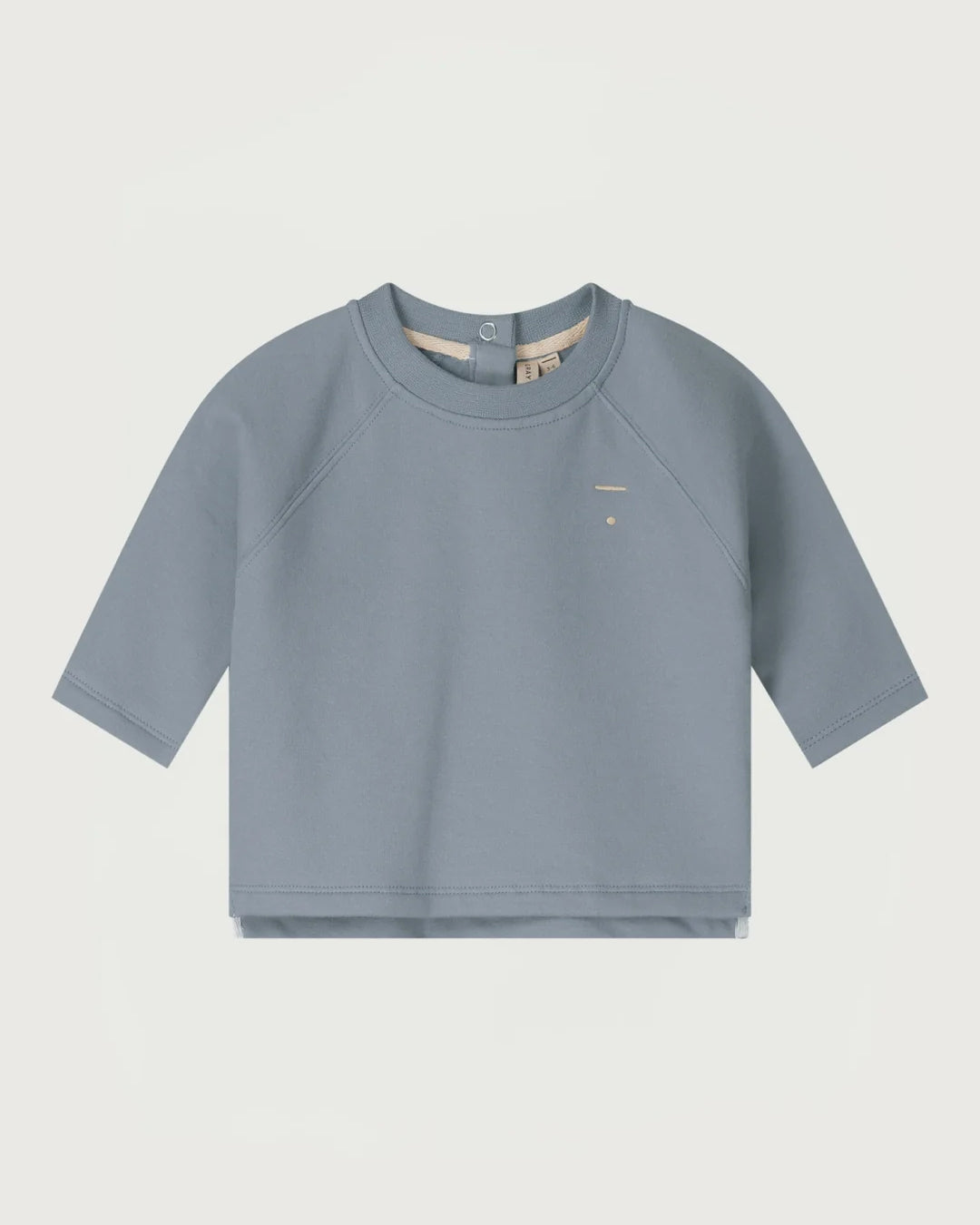 Baby crewneck sweater - stone gray