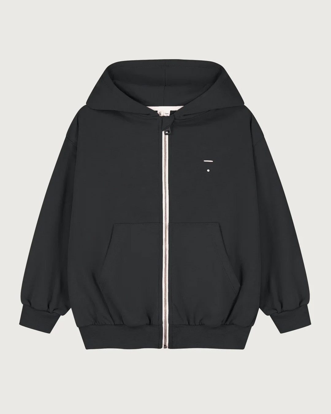 Children's cardigan with hoodie - pirate black