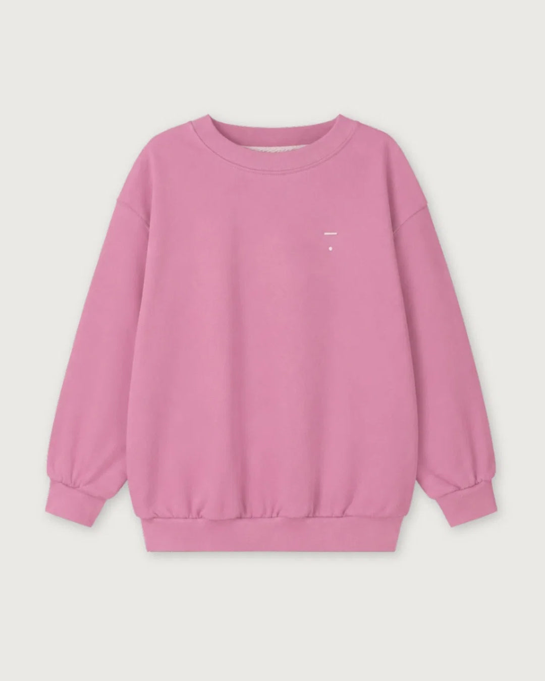 Oversized children's sweater - bubblegum