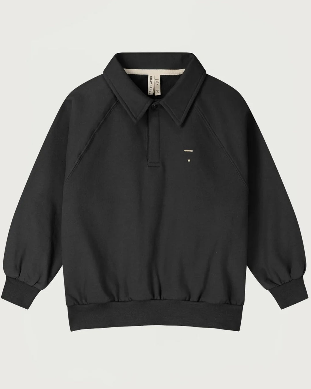 Polo sweatshirt - pirate black