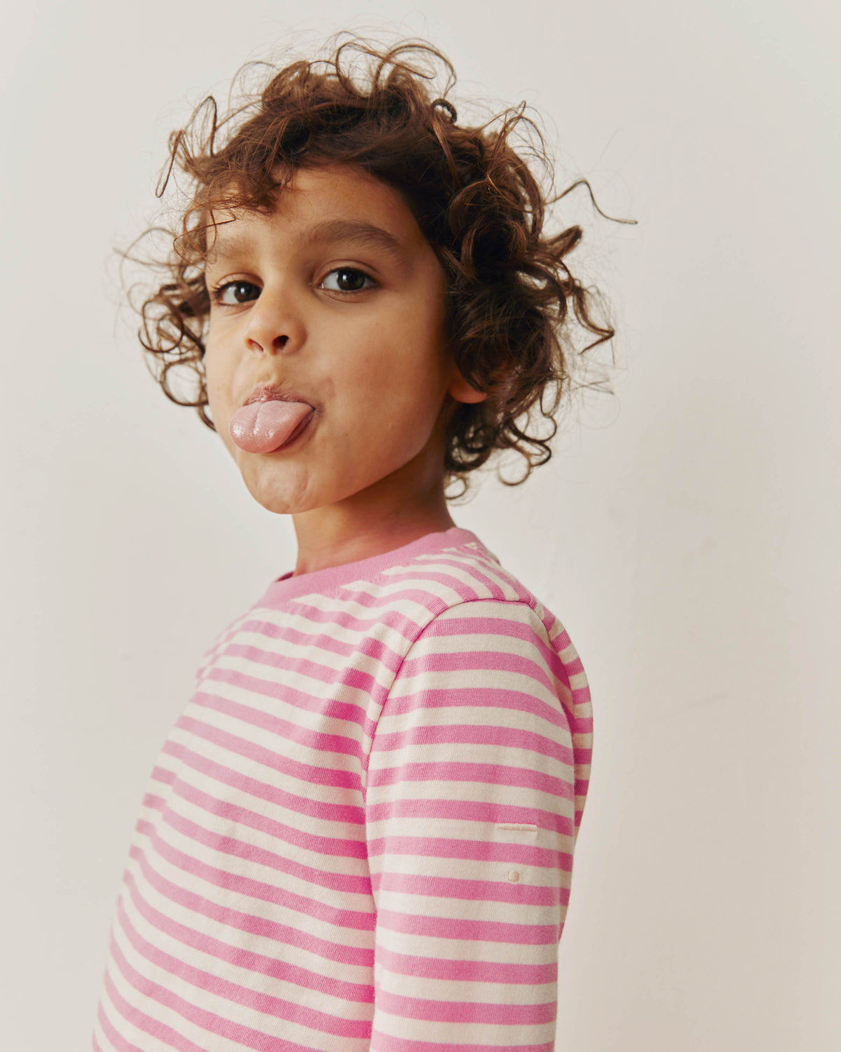 Longsleeve shirt - bubblegum/cream