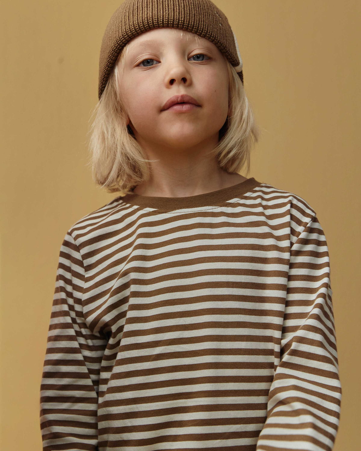 Longsleeve shirt - woody/cream