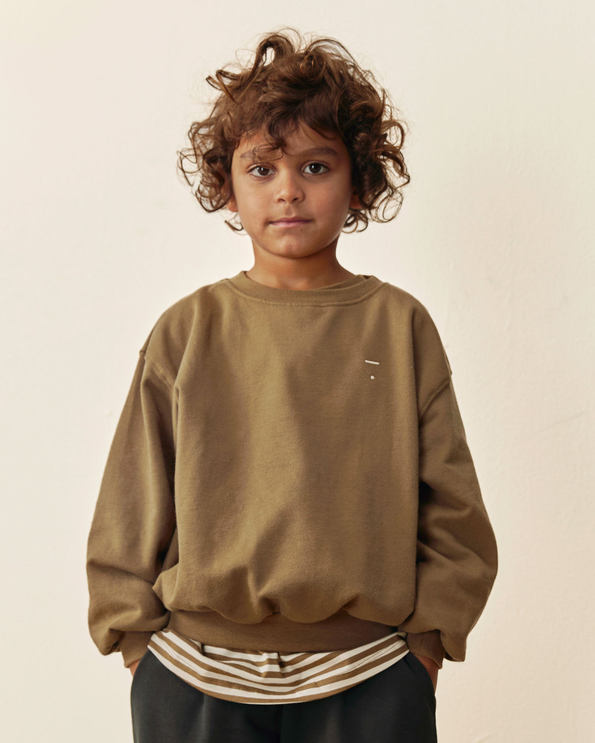 Oversized children's sweater - woody