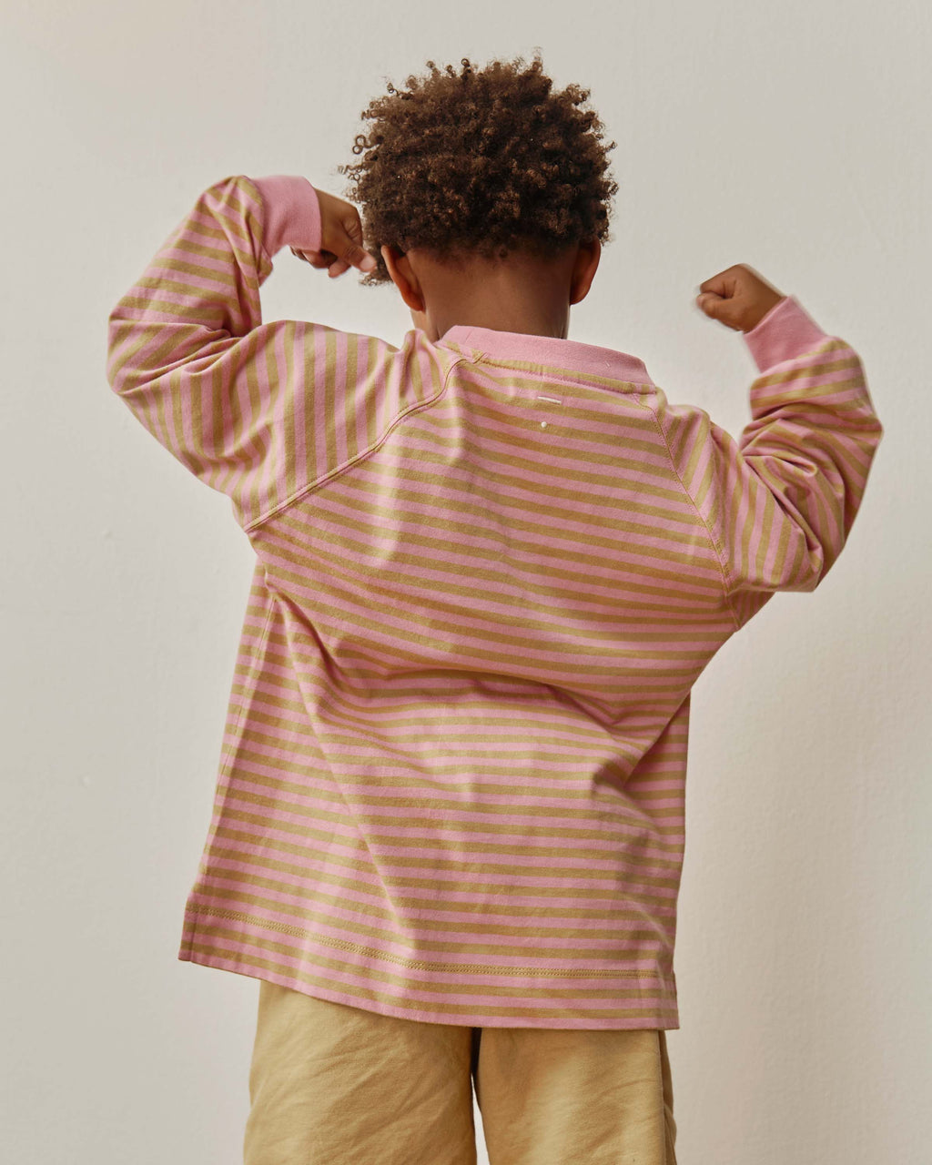 Oversized longsleeve - bubblegum/cookie