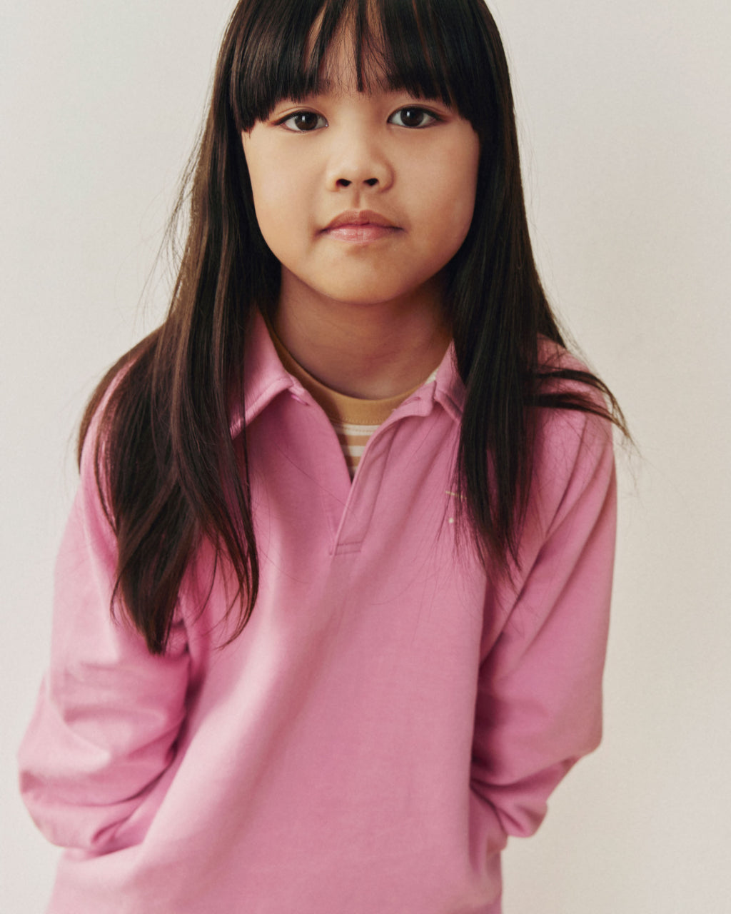 Polo dress - bubblegum