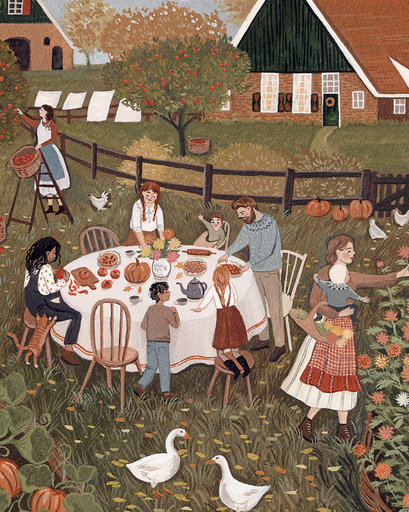 Single card - harvest season