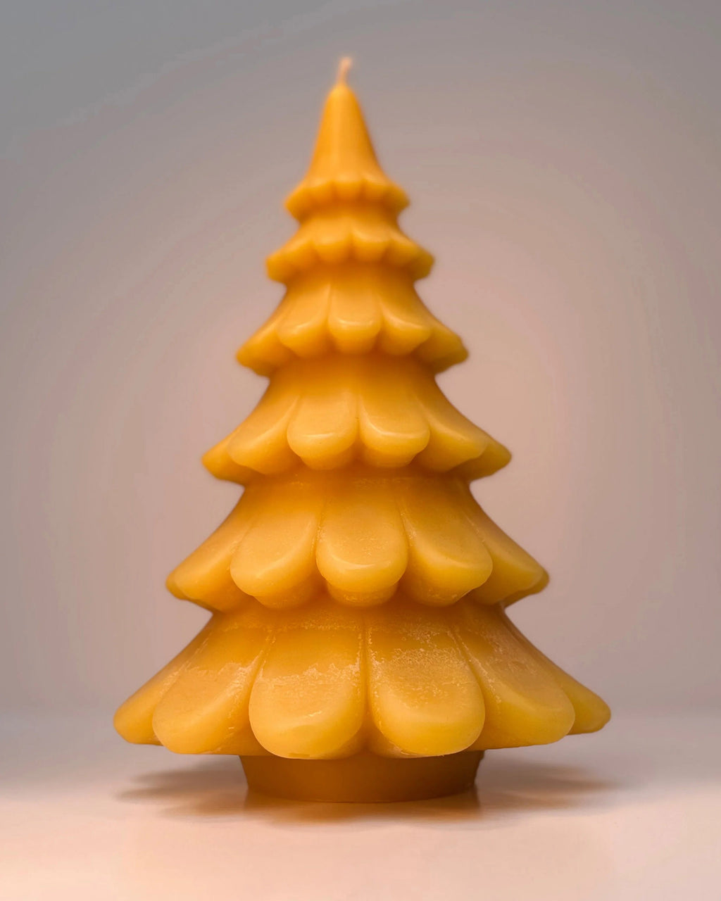 Beeswax candle - christmas tree xxl