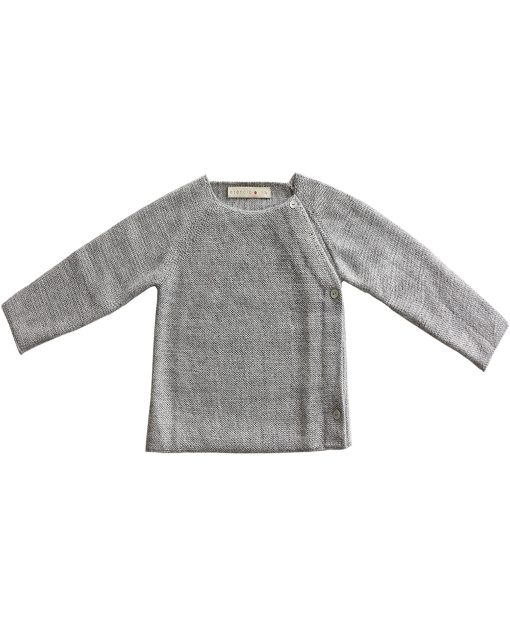  Baby wrap cardigan Noa made of alpaca - dove