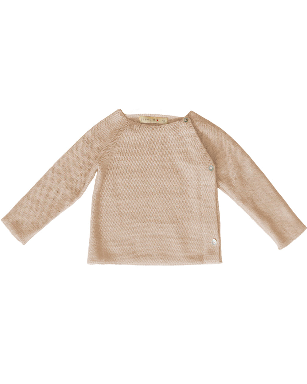  Baby wrap cardigan Noa made of alpaca - rose