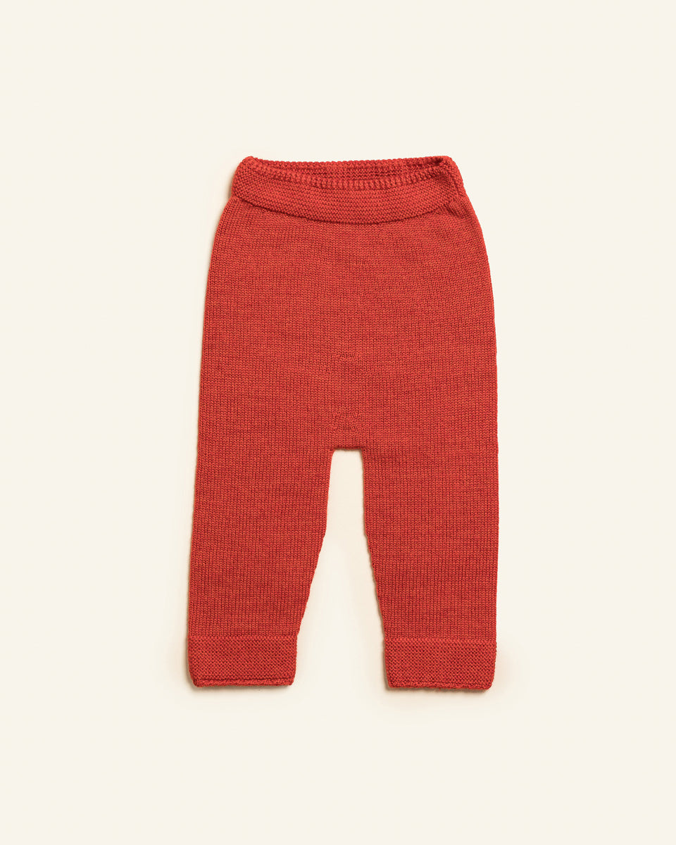 Wool pants - red