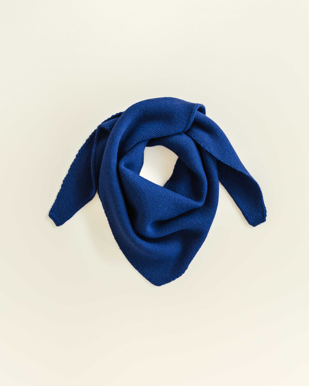 Soft wool scarf Josephina - cobalt blue 