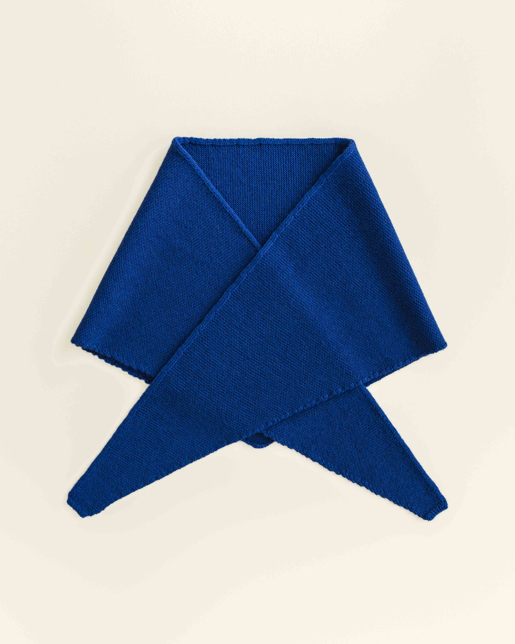 Soft wool scarf Josephina - cobalt blue 