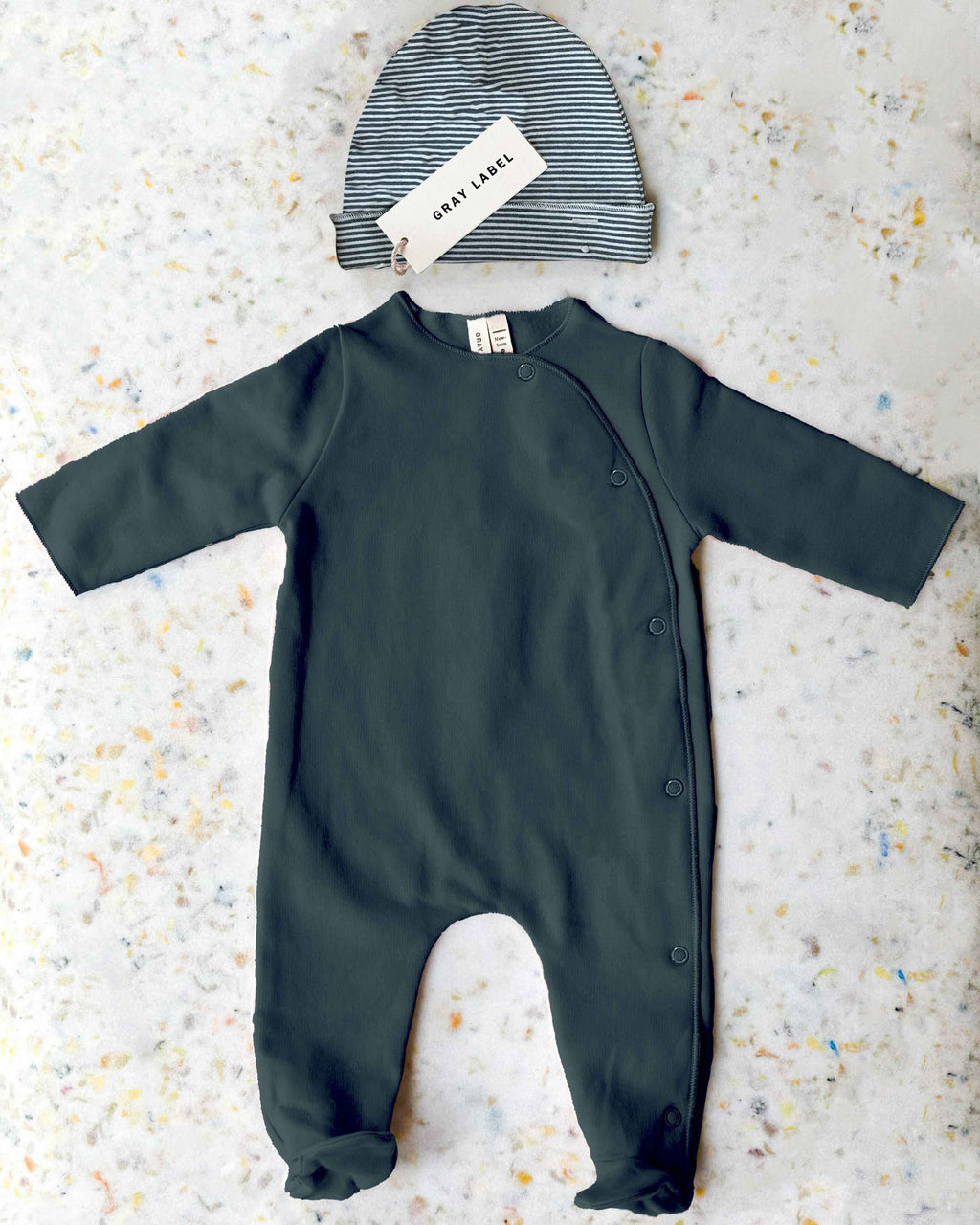 Newborn essentials set - blue gray