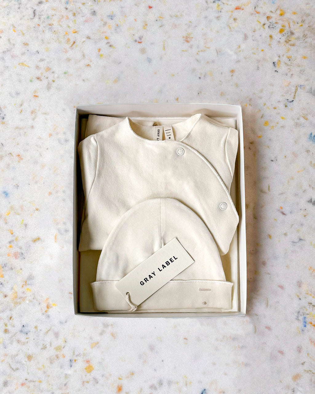 Newborn essentials set - cream